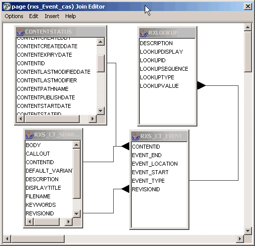 Visual Join Editor