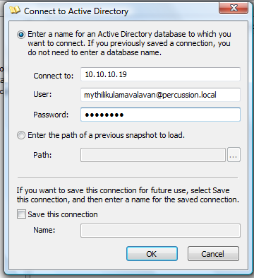 Active Directory UI